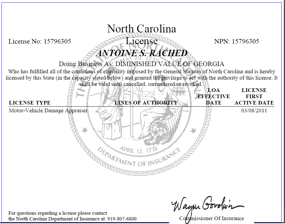 Vehicle Damage Appraiser Motor Vehicle Damage Appraiser